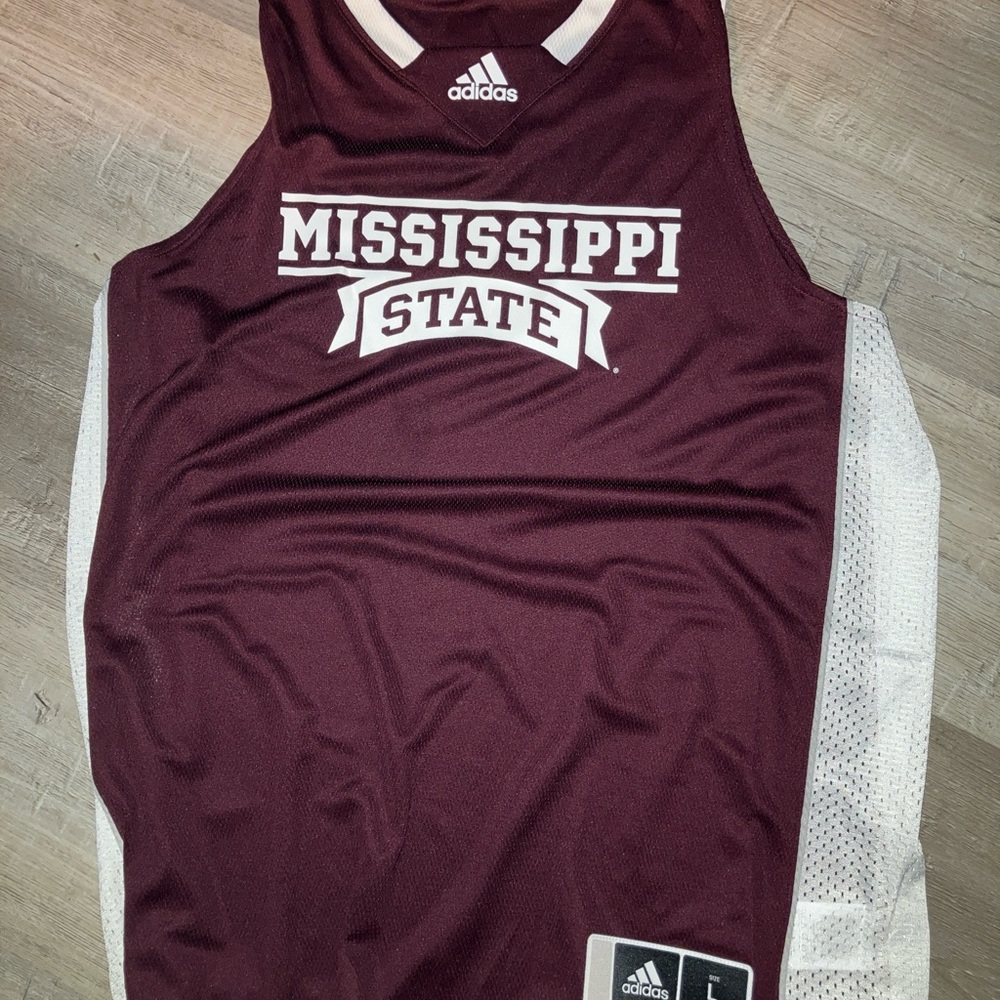 Adidas Mississippi State Large Bulldogs Jersey.
